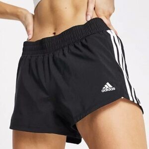 Adidas Women's Aeroready Black and White Athletic Shorts